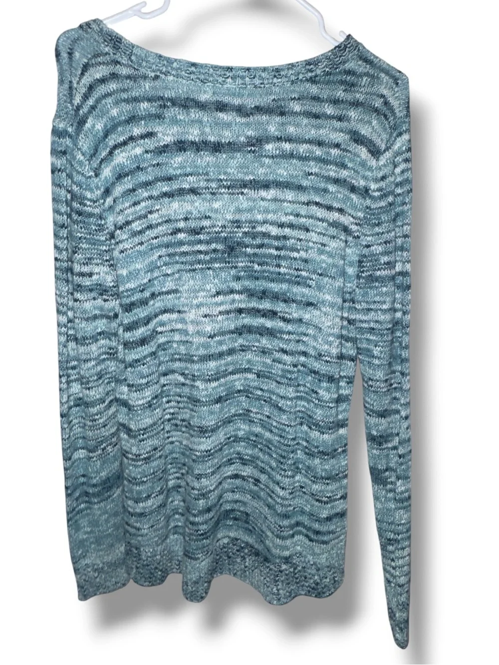 NWT Natural Reflections Space Dye Knit Sweater L - Picture 4 of 13